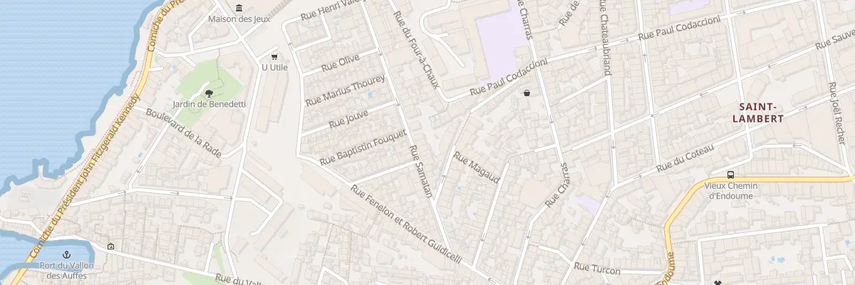 Plan du 30 Rue samatan à Marseille 7e Arrondissement