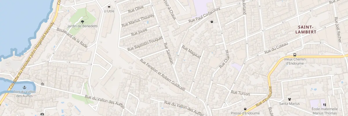Plan du 16 Rue samatan à Marseille 7e Arrondissement