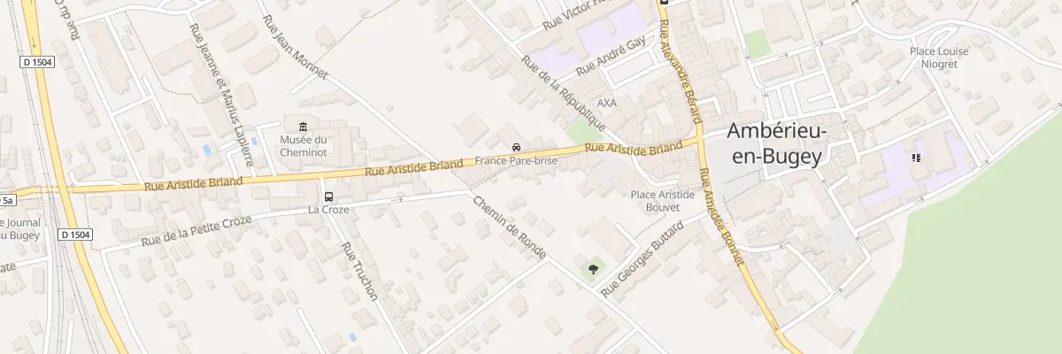 Plan du 37 Rue Aristide Briand à Ambérieu-en-Bugey