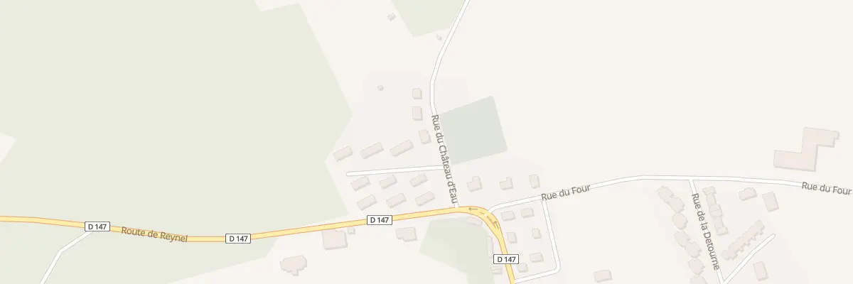 Plan du 1 Rue du Chateau d’Eau à Manois