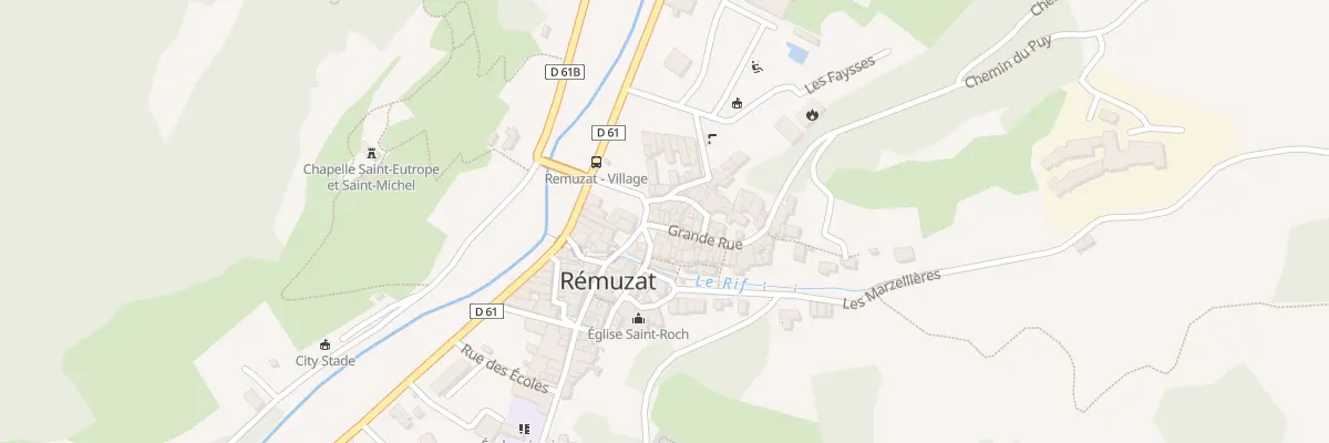 Plan du 5088 Rue La Grand Rue à Rémuzat