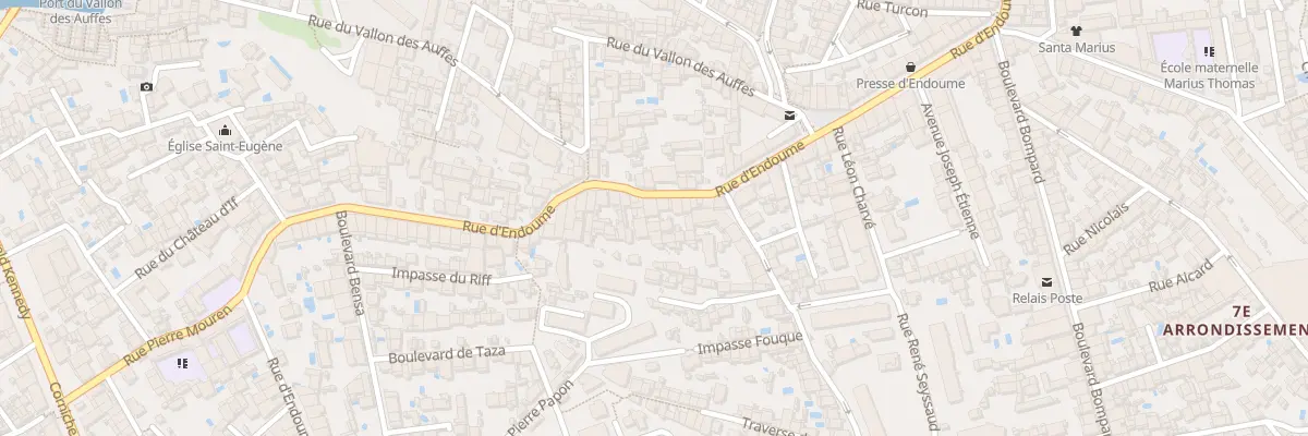 Plan du 269 Rue d’endoume à Marseille 7e Arrondissement