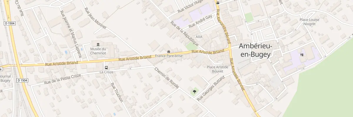 Plan du 35 Rue Aristide Briand à Ambérieu-en-Bugey