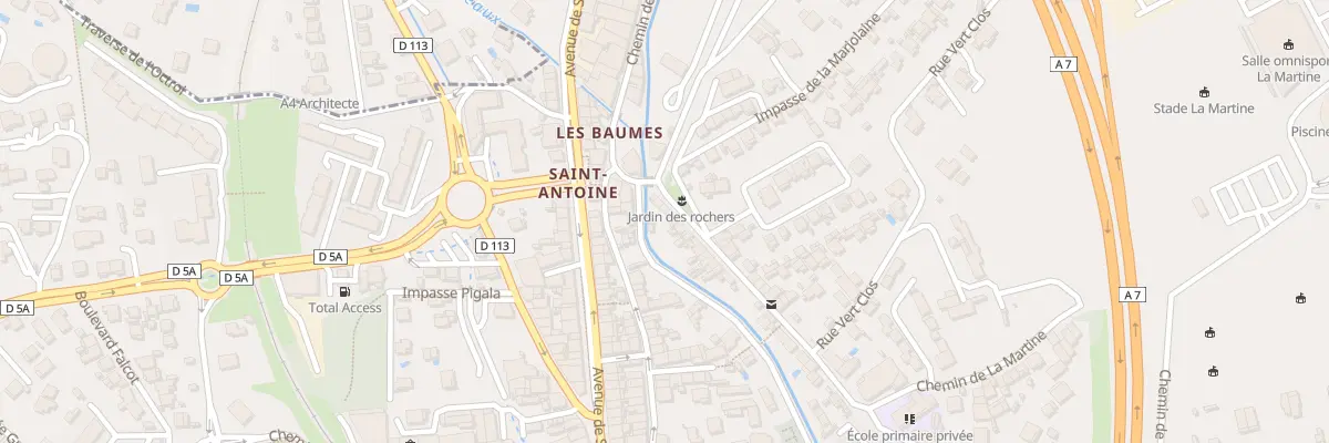 Plan du 6 Bd de Casablanca à Marseille 15e Arrondissement