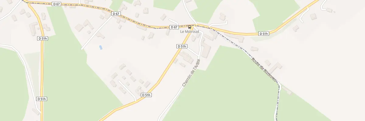 Plan du 60 Rte de Marinière à Saint-Didier-de-Bizonnes