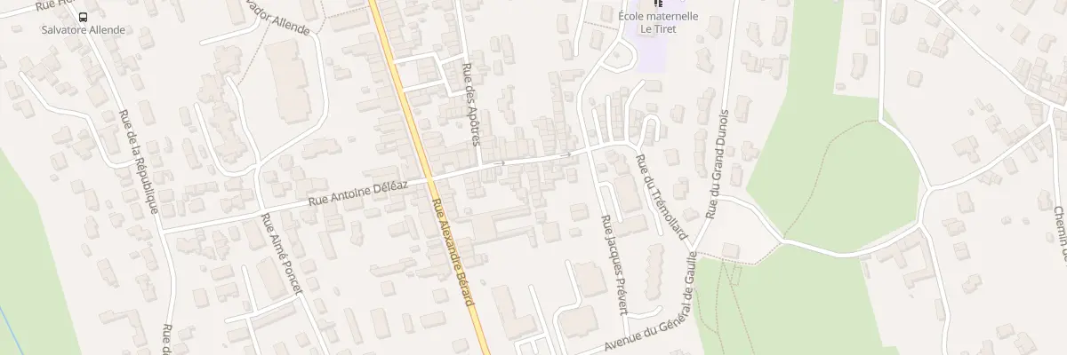 Plan du 28 Rue du Trémollard à Ambérieu-en-Bugey