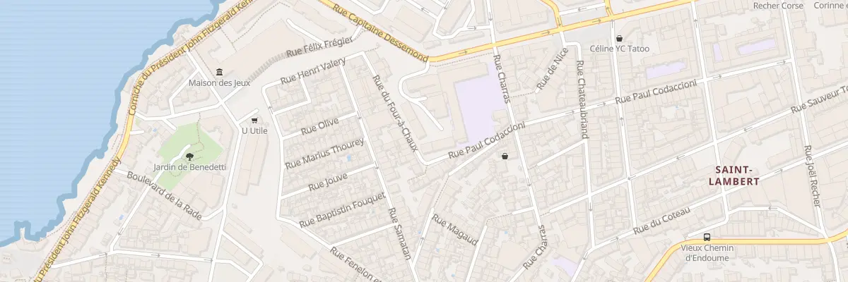 Plan du 21 Rue capitaine dessemond à Marseille 7e Arrondissement