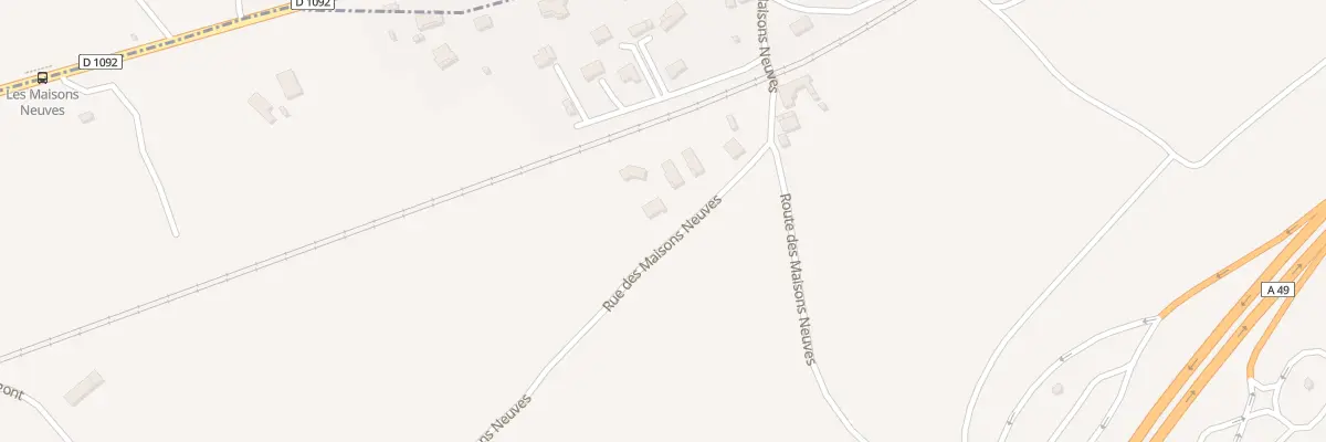Plan du 1147 Rue des Maisons Neuves à Saint-Sauveur