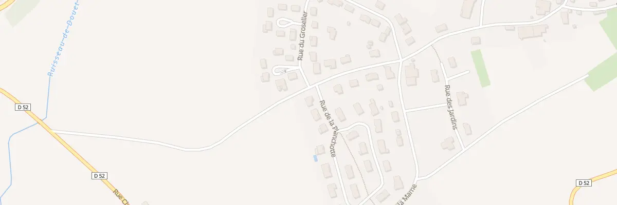 Plan du 10 Rue de la Planchotte à Peigney