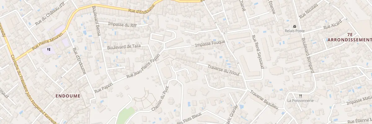 Plan du 39 Tra du Frioul à Marseille 7e Arrondissement