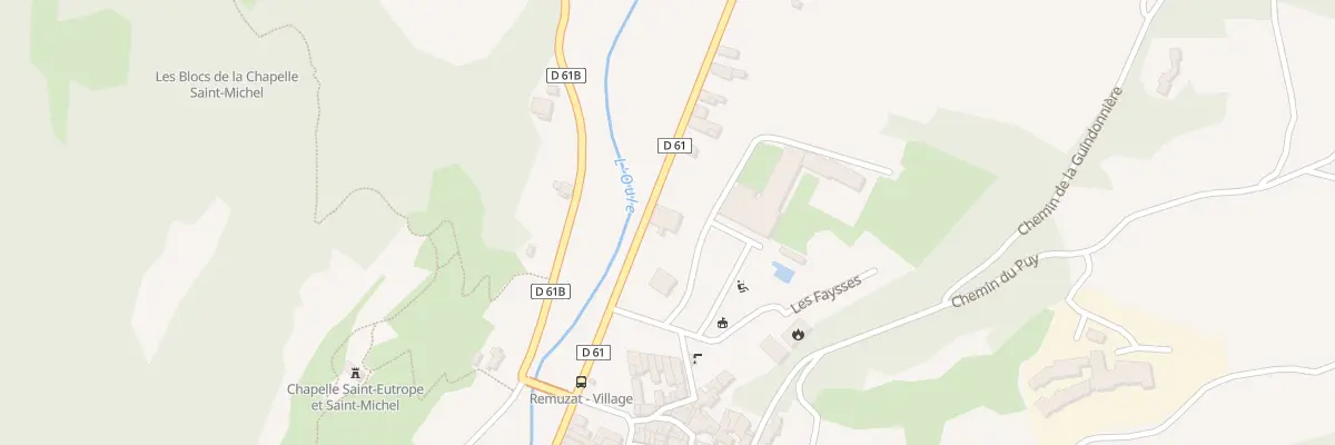 Plan du 5070 Pl du Champ de Mars à Rémuzat