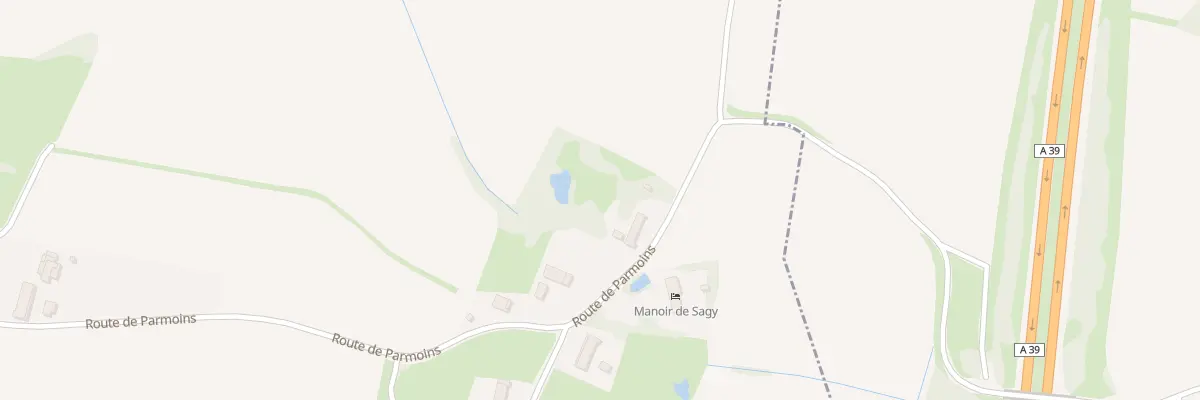 Plan du 606 Rte de Parmoins à Sagy
