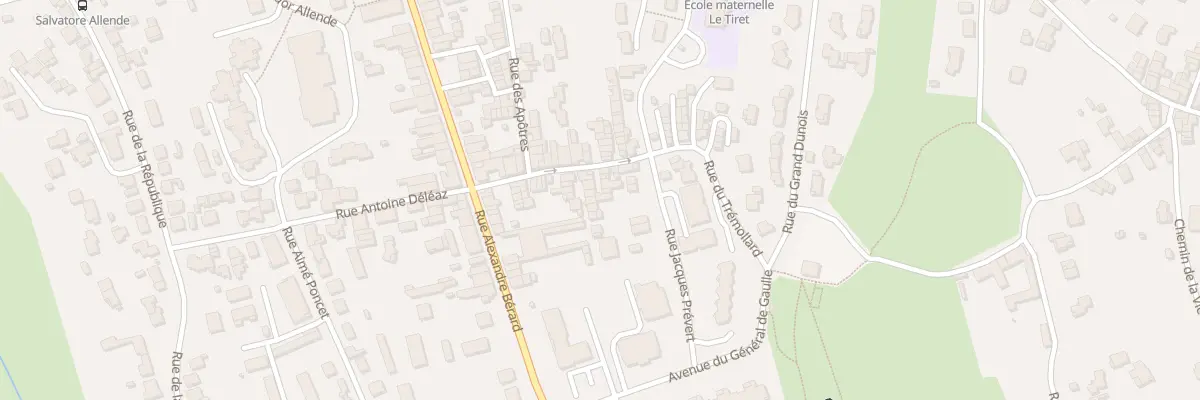 Plan du 30 Rue du Trémollard à Ambérieu-en-Bugey