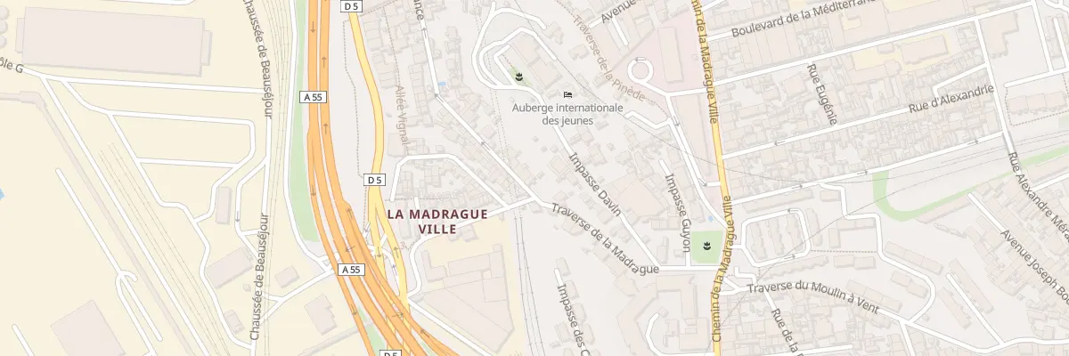 Plan du 2 Rue de l’alliance à Marseille 15e Arrondissement