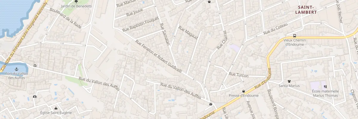 Plan du 6 Rue samatan à Marseille 7e Arrondissement