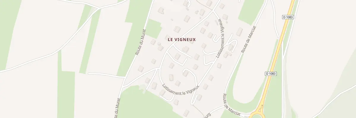 Plan du 13 Lot Le Vigneux. à Joudes