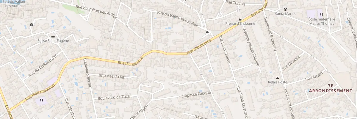 Plan du 263 Rue d’endoume à Marseille 7e Arrondissement