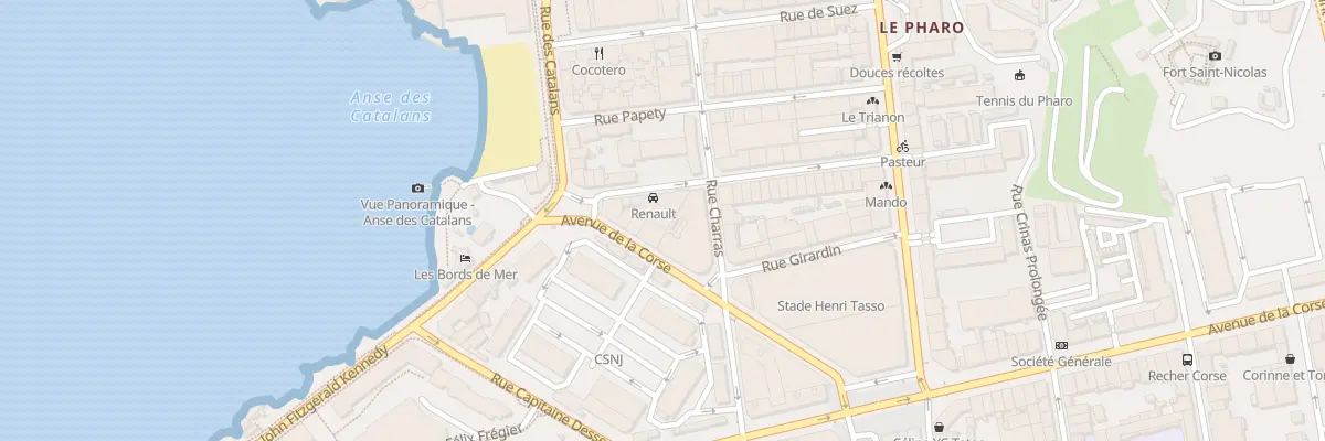 Plan du 106 Av de la Corse à Marseille 7e Arrondissement