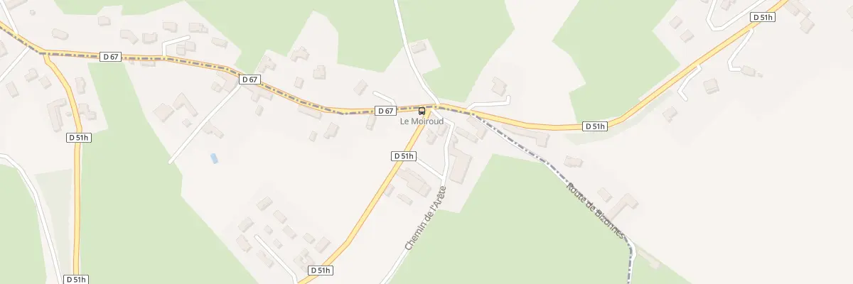 Plan du 64 Rte de Marinière à Saint-Didier-de-Bizonnes