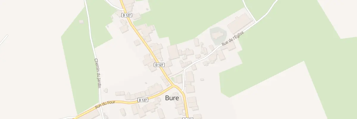 Plan du 1 Rue de l’Eglise à Bure
