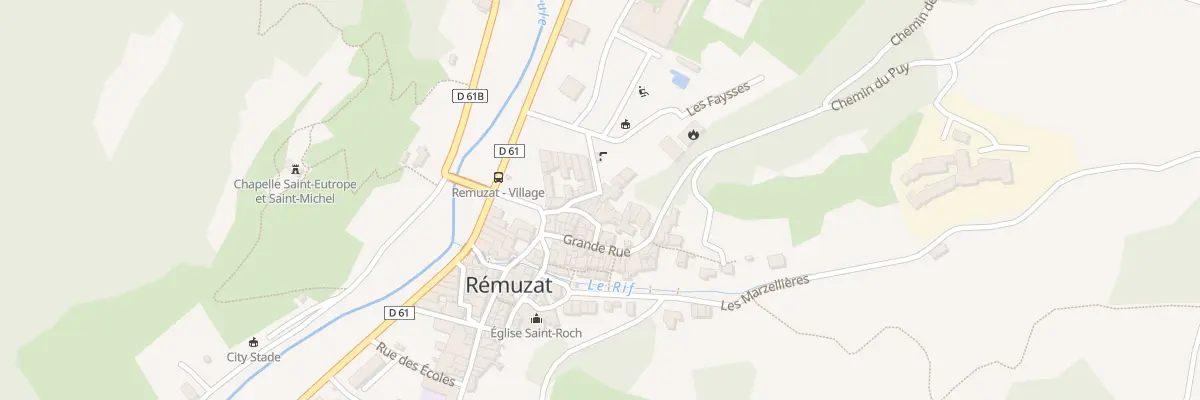 Plan du 5226 Rue du Moulin à Rémuzat