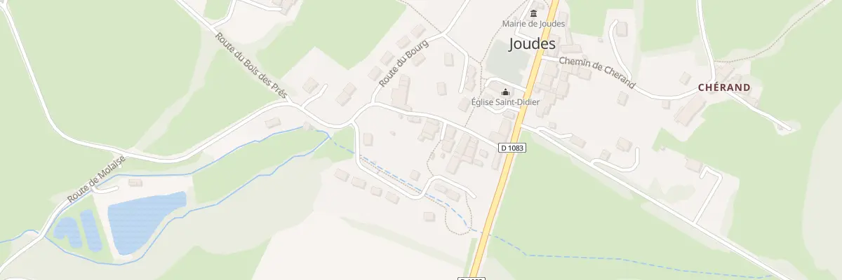 Plan du 19 Rte du Bourg à Joudes