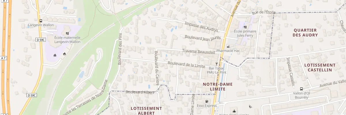Plan du 16 Bd de la Limite à Septèmes-les-Vallons