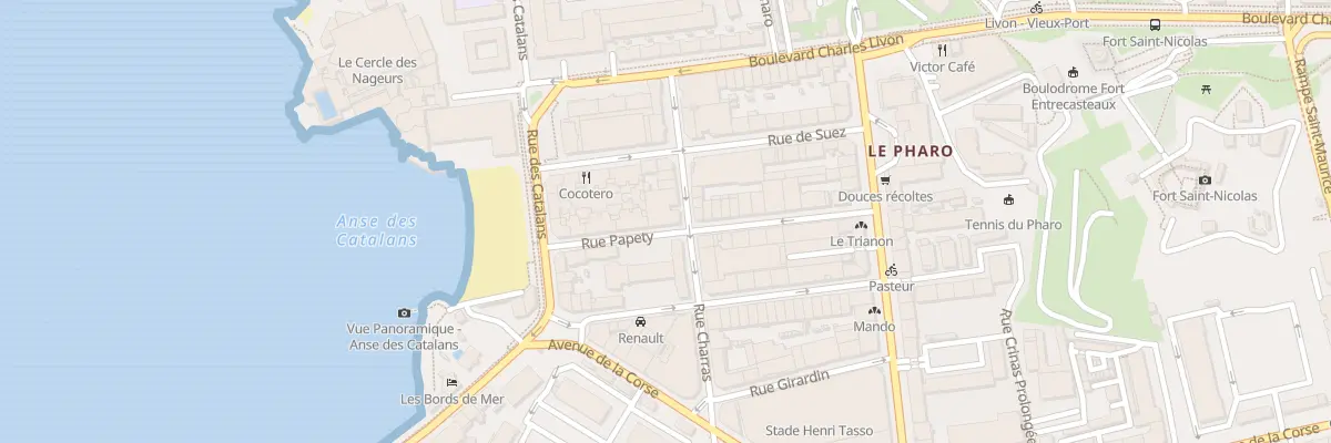 Plan du 18 Rue charras à Marseille 7e Arrondissement