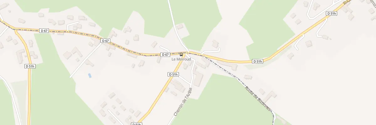 Plan du 66 Rte de Marinière à Saint-Didier-de-Bizonnes