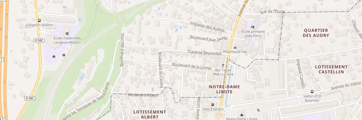 Plan du 14 Bd de la Limite à Septèmes-les-Vallons