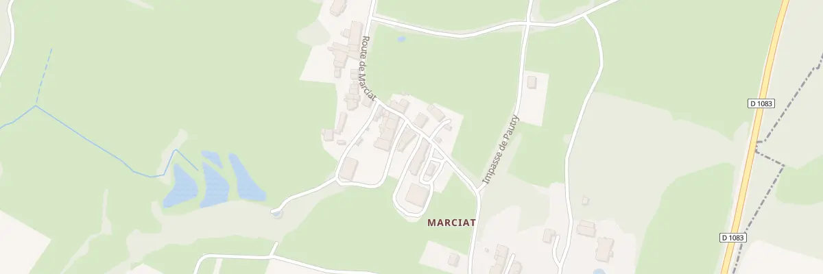 Plan du 5096 Marciat à Joudes
