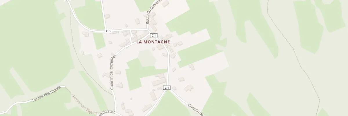Plan du 5161 La Montagne à Parmilieu
