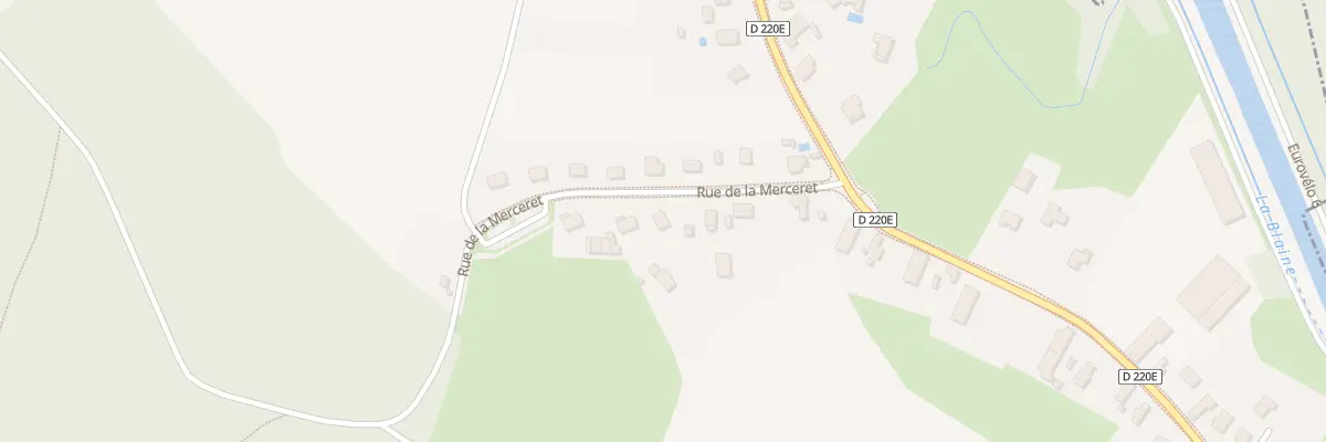 Plan du 8 Rue de la Merceret à Abergement-la-Ronce