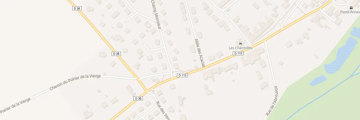 Plan du 1 Vc Lot Le Champ Monsieur à Charny-sur-Meuse