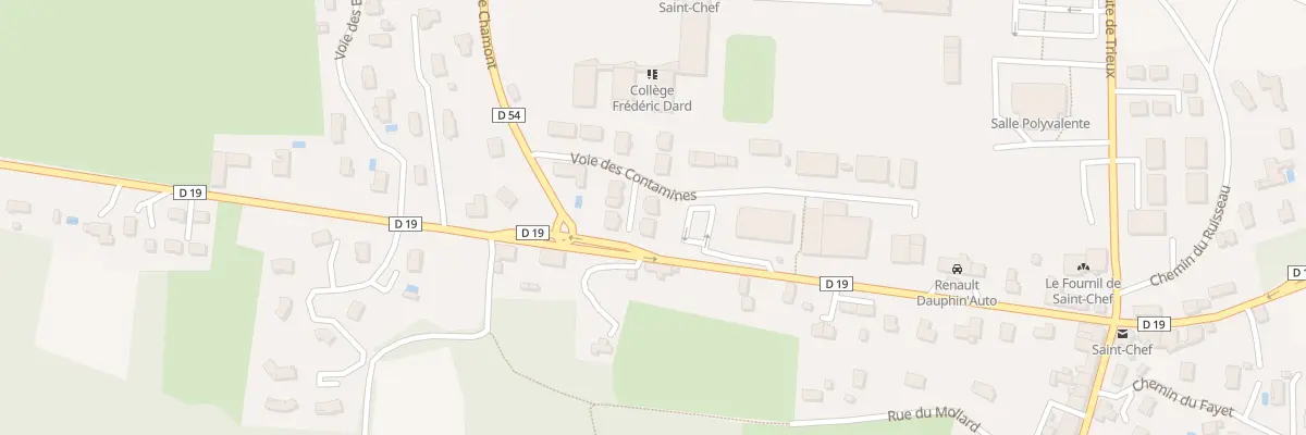 Plan du 108 Rue Voie des Contamines à Saint-Chef