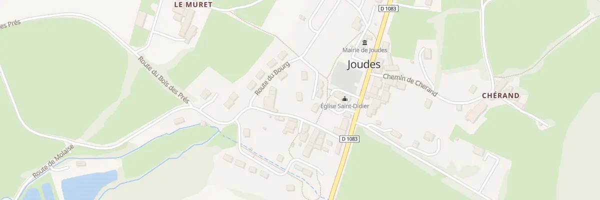 Plan du 5171 Le Bourg à Joudes