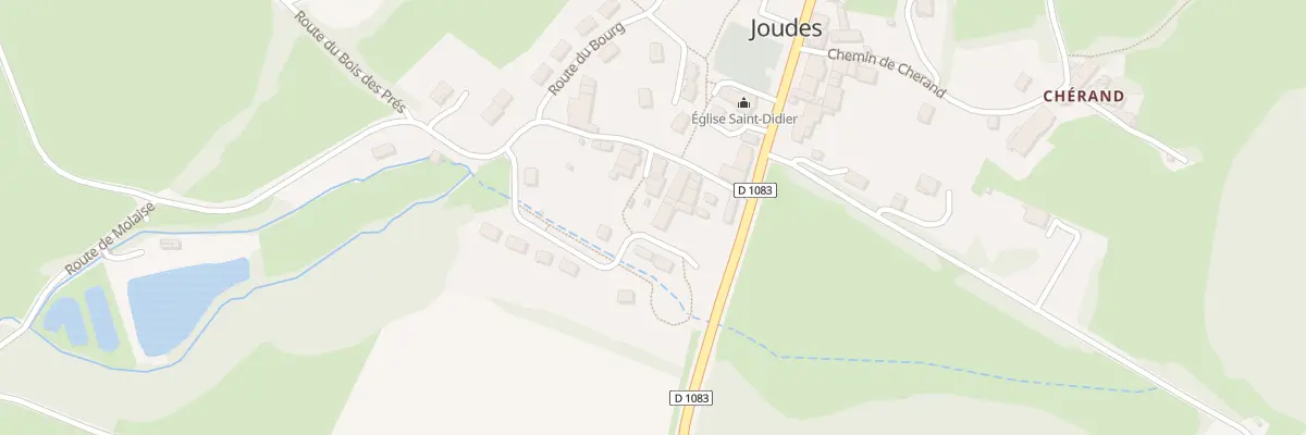 Plan du 11 Rte du Bourg à Joudes