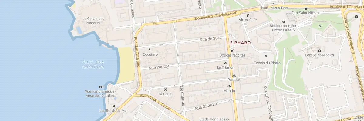 Plan du 19 Rue charras à Marseille 7e Arrondissement