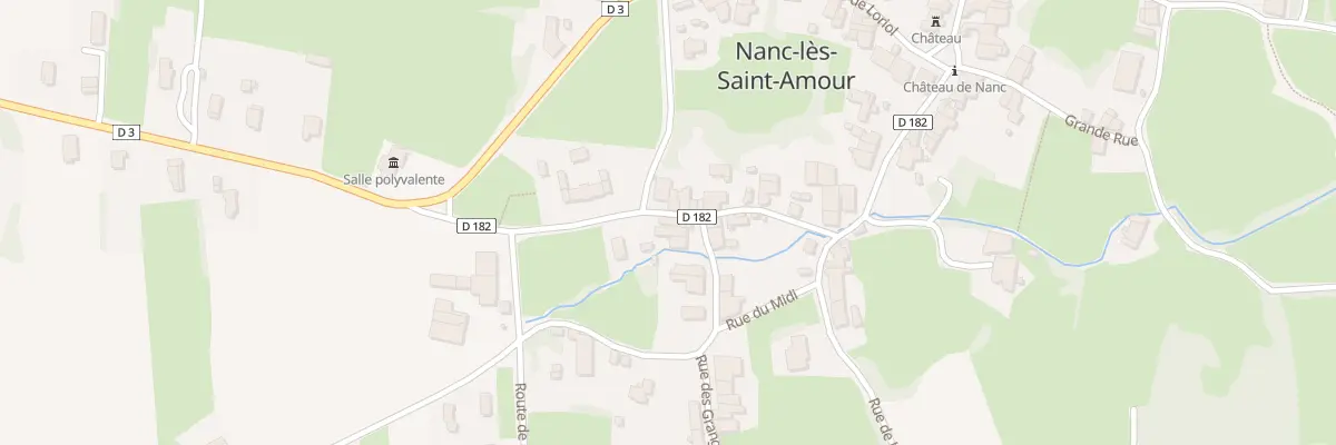 Plan du 176 Grande Rue aux Trois-Châteaux