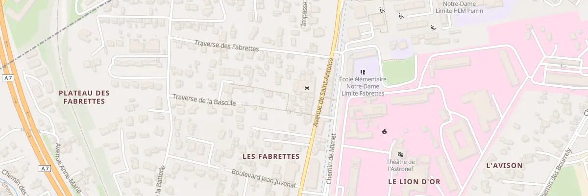 Plan du 395 Av de Saint Antoine à Marseille 15e Arrondissement