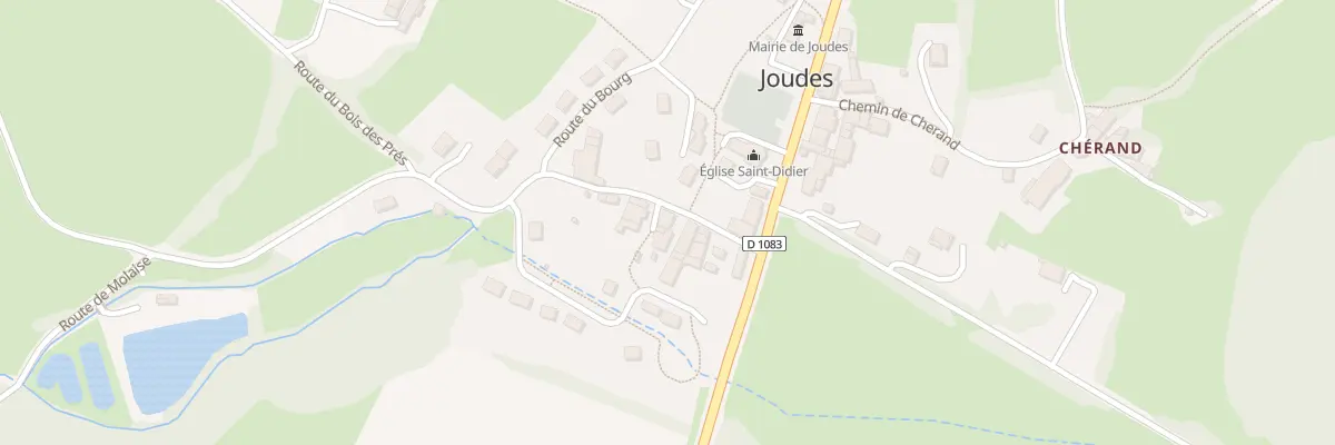 Plan du 17 Rte du Bourg à Joudes