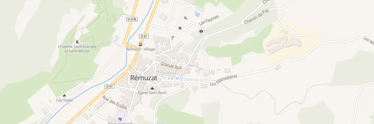 Plan du 5110 Pl Petite Place à Rémuzat