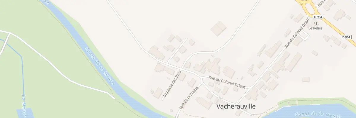 Plan du 29 Rue du Col Driant à Vacherauville