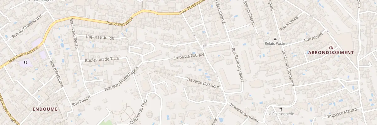 Plan du 7 Imp Fouque à Marseille 7e Arrondissement