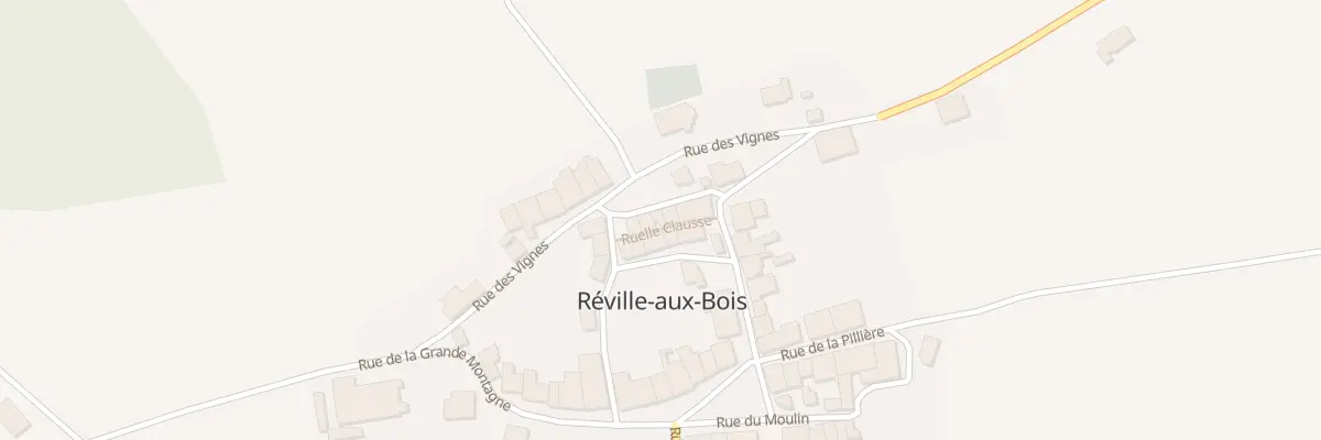 Plan du 3 Rue du Champ Renaud à Réville-aux-Bois