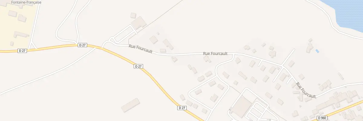 Plan du 37 Rue Fourcault à Fontaine-Française