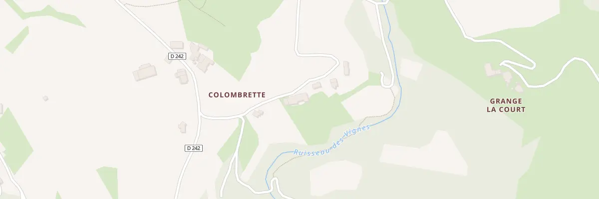 Plan du 5053 Colombrette à Vercoiran