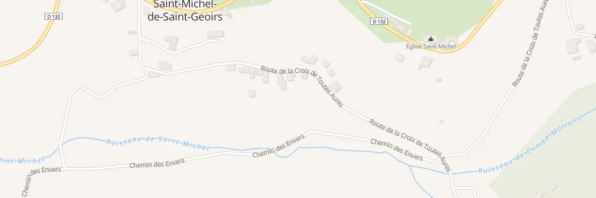 Plan du 370 Rte de la Croix Toutes Aures à Saint-Michel-de-Saint-Geoirs