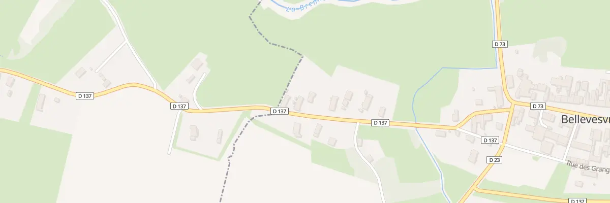 Plan du 14 Rte de Torpes à Bellevesvre