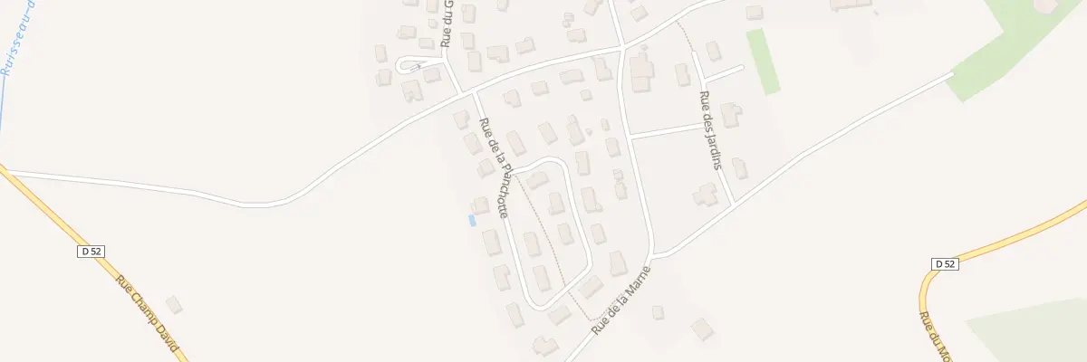 Plan du 18 Rue de la Planchotte à Peigney